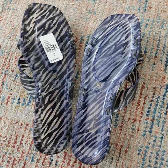 Matisse, Anthropologie Zebra slides, 9, BNWT - Picture 4 of 4